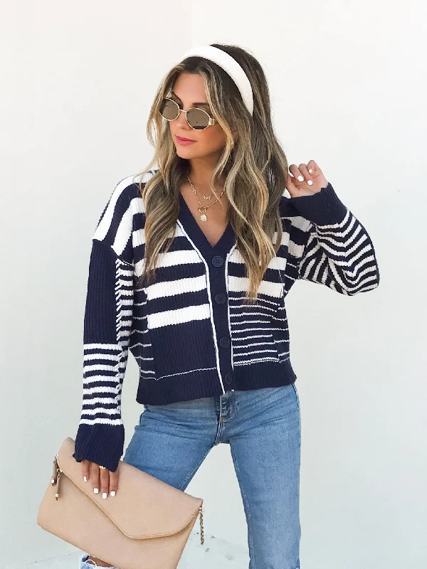 Bell - Sleeve Women's Mohair - Wool Blend SweatersFinders Keepers Stripe Button Sweater Bell - Sleeve Women's Mohair - Wool Blend SweatersFinders Keepers Stripe Button Sweater