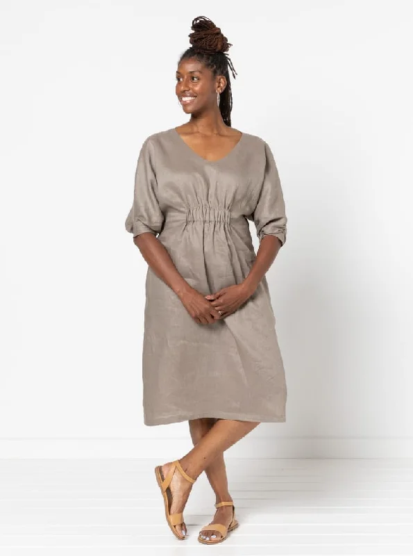 Wrap - Style Women's Lambswool Sweater Dresses in Elegant ShadesStyle Arc Harry Woven Top and Dress