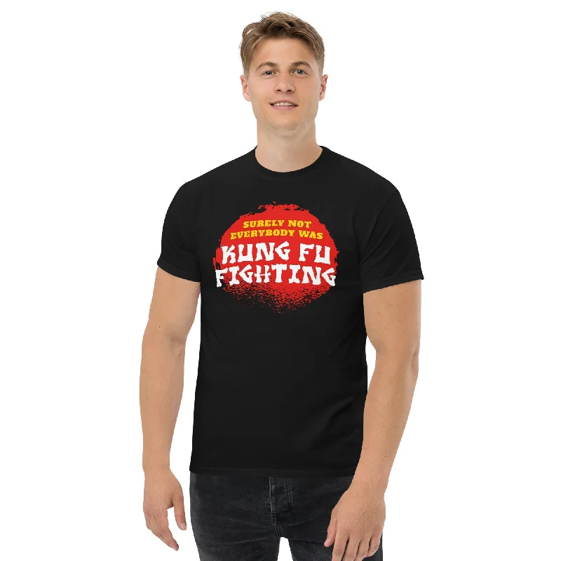 Graphic Print Women T Shirt for a Trendy StatementSurely not everybody was Kung Fu fighting - Plus-Sized T-Shirt Graphic Print Women T Shirt for a Trendy StatementSurely not everybody was Kung Fu fighting - Plus-Sized T-Shirt