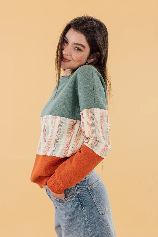 Sleeveless Women's Silk - Trimmed Sweaters for SummerSweater Mia Mint Candy Stripes