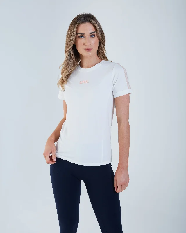 Striped Women T Shirt in a Classic PatternCasa T-Shirt White Stone