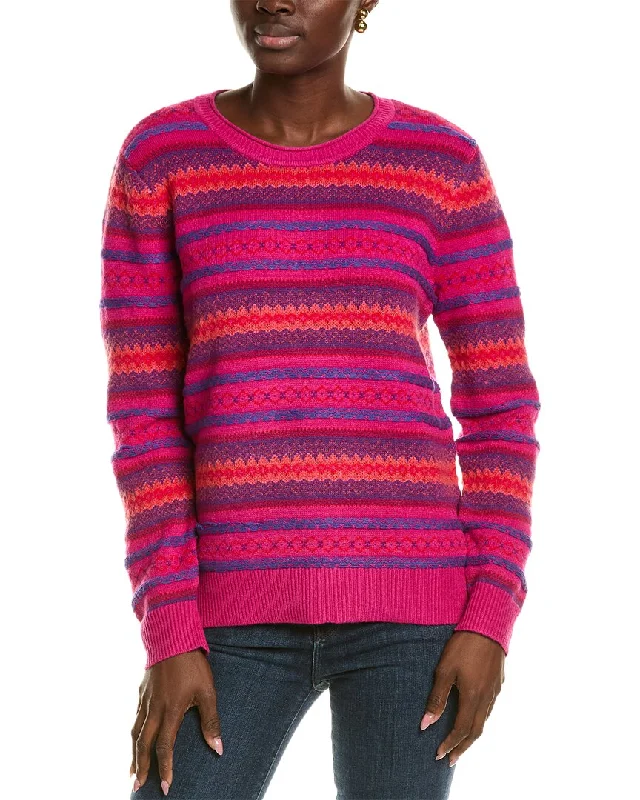 Mini - Length Women's Chunky Knit Sweater Dresses in Bold Huestyler böe Fairisle Wool-Blend Sweater Mini - Length Women's Chunky Knit Sweater Dresses in Bold Huestyler böe Fairisle Wool-Blend Sweater