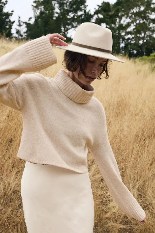 Boat Neck Women's Merino Wool Sweaters in Neutral ShadesUrsa Turtleneck Sweater in Oatmeal Heather by Z Supply Boat Neck Women's Merino Wool Sweaters in Neutral ShadesUrsa Turtleneck Sweater in Oatmeal Heather by Z Supply
