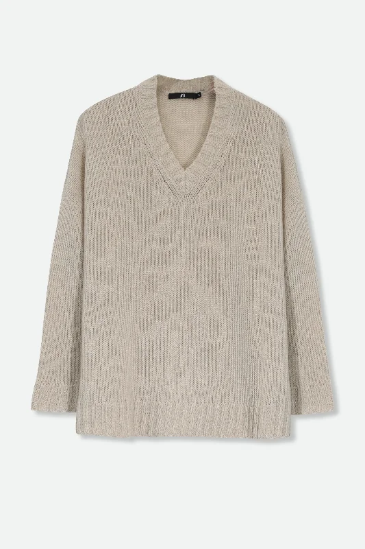 VIENNA V-NECK SWEATER IN CASHMERE BLEND