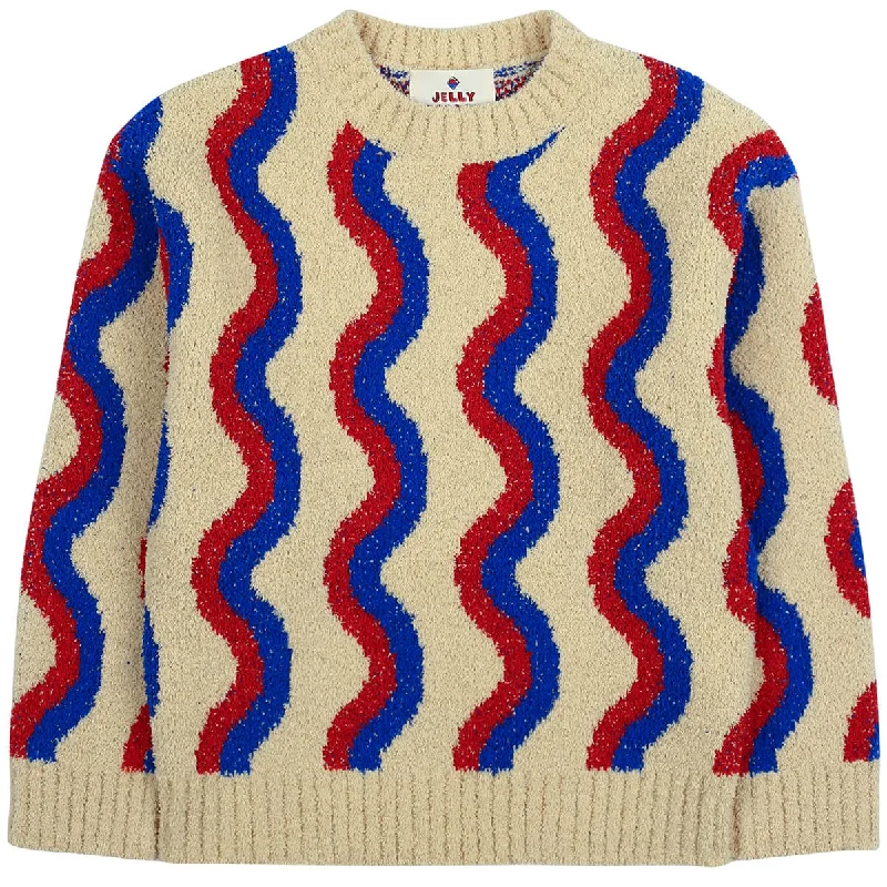 Wave Knit Sweater by Jelly Mallow