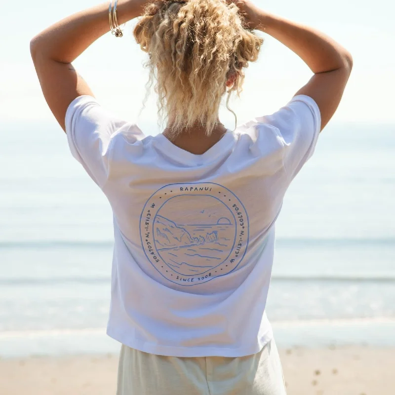 Floral Print Women T Shirt for a Feminine TouchWomen's Across The Solent T-Shirt