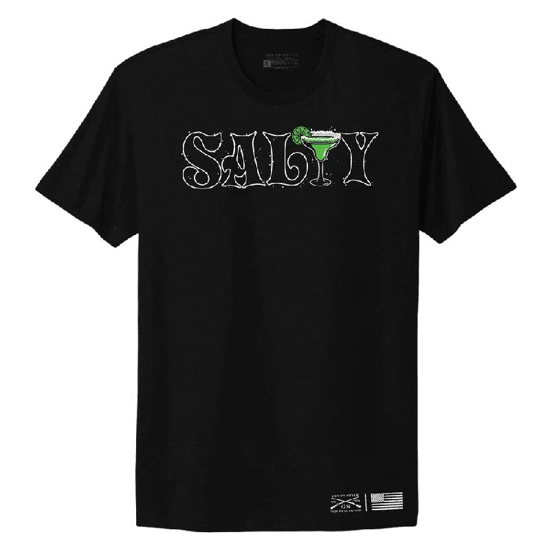 Women's Salty Boyfriend Fit T-Shirt - Black