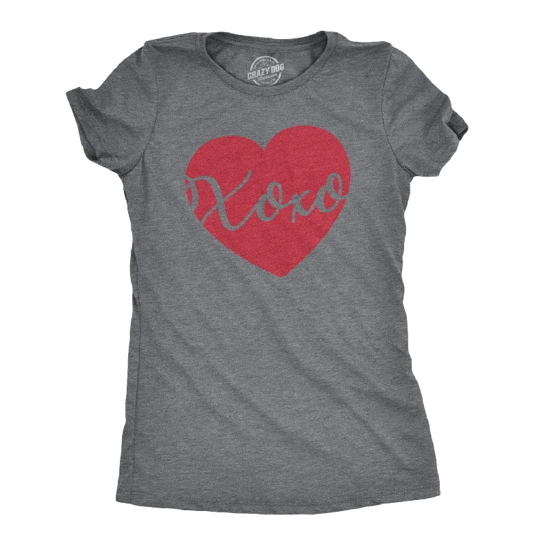 Muscle Women T Shirt for a Sporty and Casual LookXOXO Script Heart Women's T Shirt