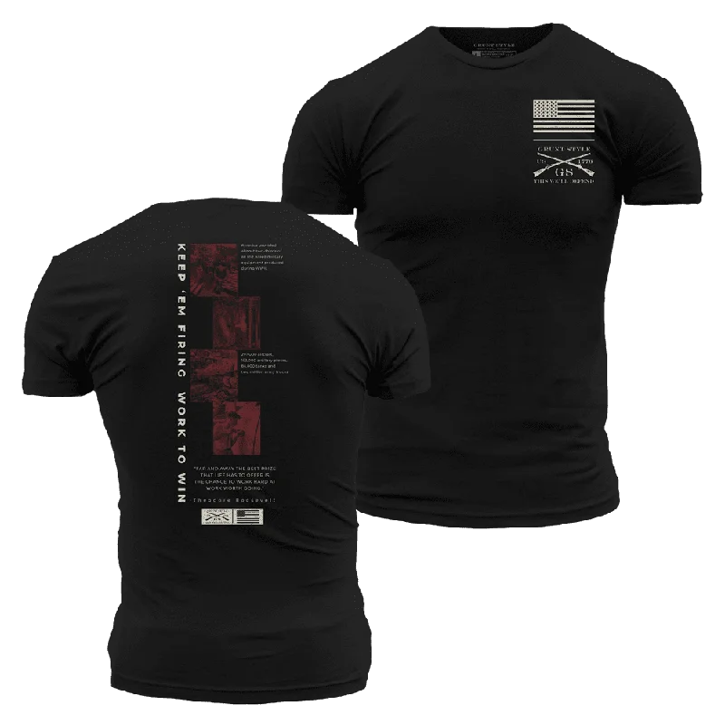 Organic Cotton Women T Shirt for Eco - Conscious WearersWork To Win T-Shirt - Black