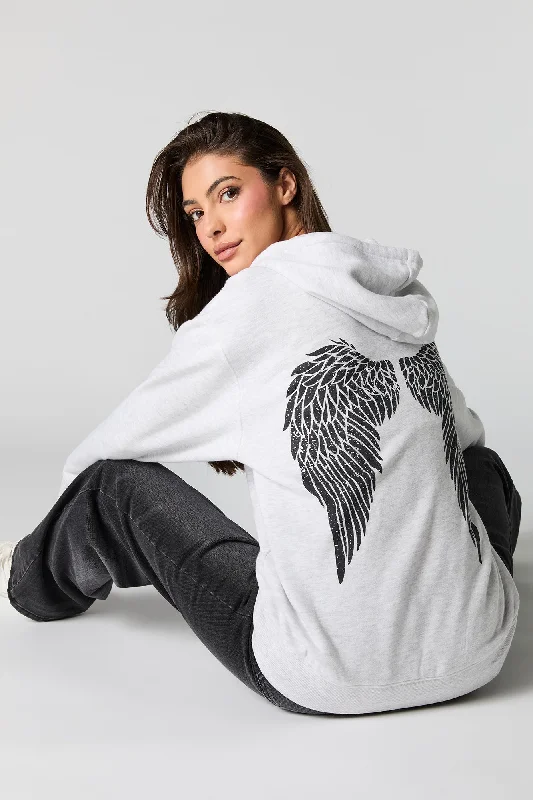 Women's quarter - zip sweatshirt made of organic cotton for eco - conscious fashionGraphic Fleece Zip-Up Hoodie Women's quarter - zip sweatshirt made of organic cotton for eco - conscious fashionGraphic Fleece Zip-Up Hoodie