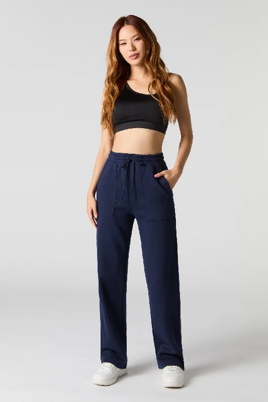 Wide Leg Fleece Sweatpant