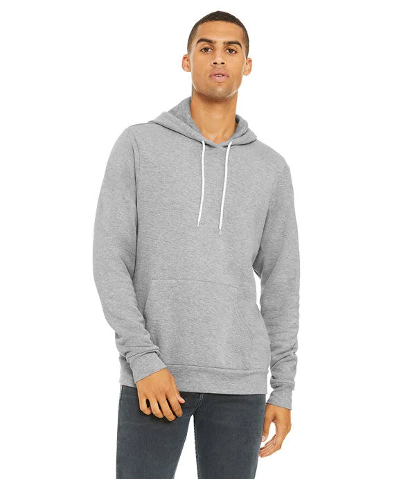 3719 - Bella + Canvas Unisex Sponge Fleece Pullover Hooded Sweatshirt | Athletic Heather