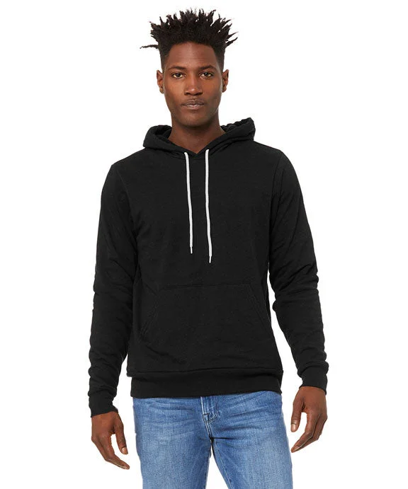 3719 - Bella + Canvas Unisex Sponge Fleece Pullover Hooded Sweatshirt | Black Heather