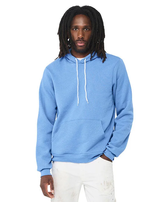 3719 - Bella + Canvas Unisex Sponge Fleece Pullover Hooded Sweatshirt | Carolina Blue