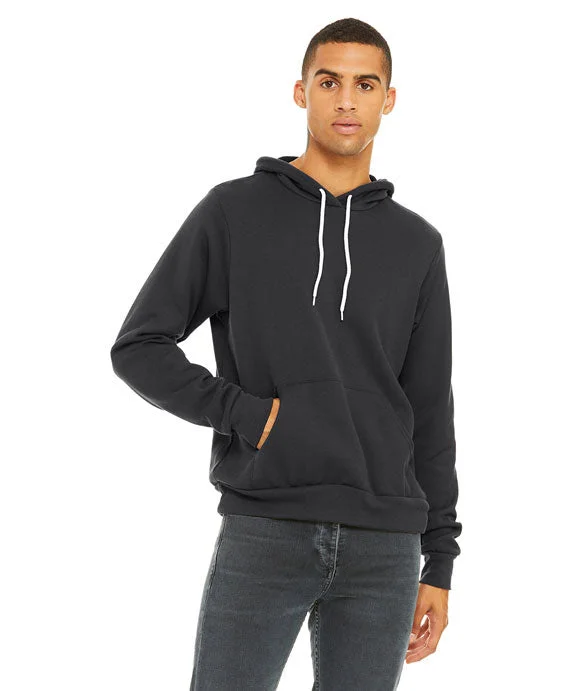 3719 - Bella + Canvas Unisex Sponge Fleece Pullover Hooded Sweatshirt | Dark Grey