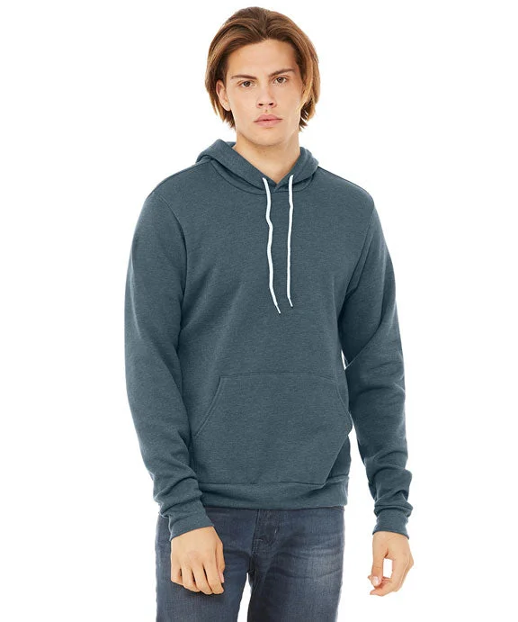 3719 - Bella + Canvas Unisex Sponge Fleece Pullover Hooded Sweatshirt | Heather Slate