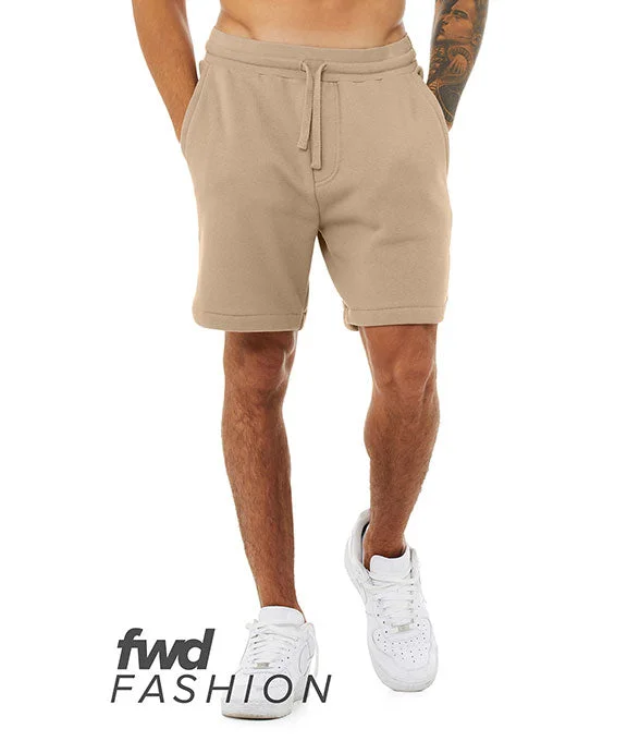 Women's sweatshirt with a mesh panel insert for breathability during workouts3724 - Bella + Canvas FWD Fashion Unisex Shorts | Tan Women's sweatshirt with a mesh panel insert for breathability during workouts3724 - Bella + Canvas FWD Fashion Unisex Shorts | Tan