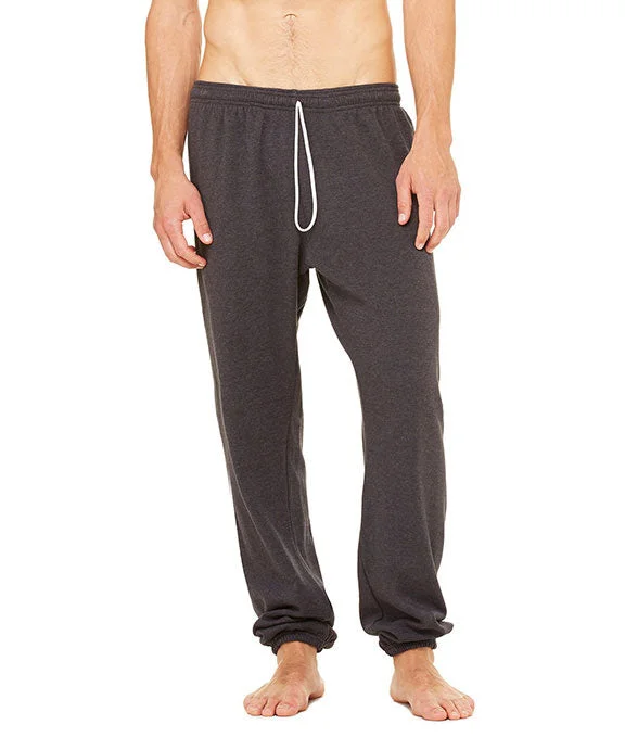 3737 - Bella + Canvas Unisex Sponge Fleece Long Scrunch Pants | Dark Grey Heather