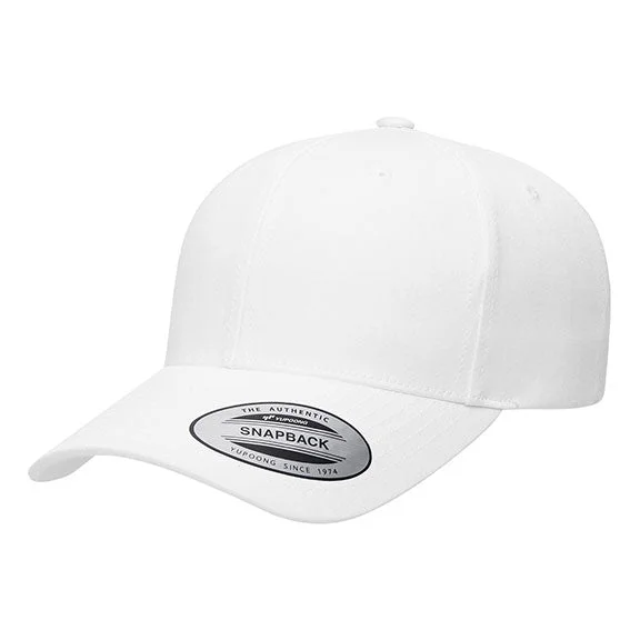 Women's oversized cropped hoodie with drawstrings for a trendy look6389 - Yupoong CVC Twill Hat | White Women's oversized cropped hoodie with drawstrings for a trendy look6389 - Yupoong CVC Twill Hat | White