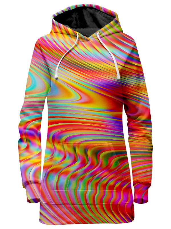 Women's color - block hoodie combining bold hues for a fashion - forward statementAfternoon Delight Hoodie Dress Women's color - block hoodie combining bold hues for a fashion - forward statementAfternoon Delight Hoodie Dress