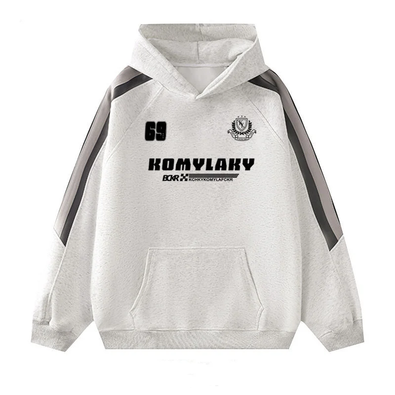 Women's color - block hoodie combining bold hues for a fashion - forward statementAG American Simplicity Racing Style Hoodie Women's color - block hoodie combining bold hues for a fashion - forward statementAG American Simplicity Racing Style Hoodie