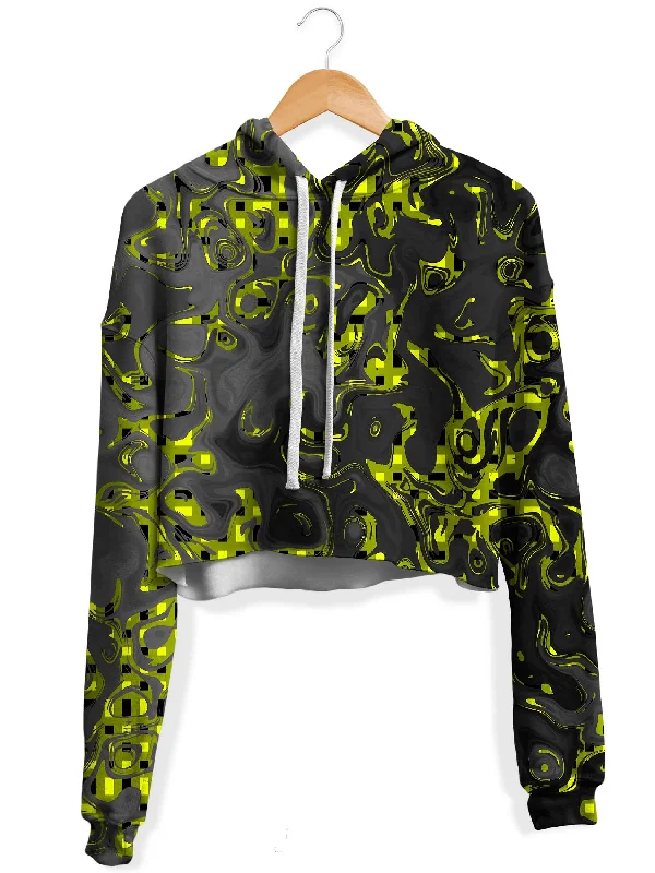 Women's mock - neck sweatshirt made of moisture - wicking material for fitness useBeyond the Darkness Fleece Crop Hoodie Women's mock - neck sweatshirt made of moisture - wicking material for fitness useBeyond the Darkness Fleece Crop Hoodie