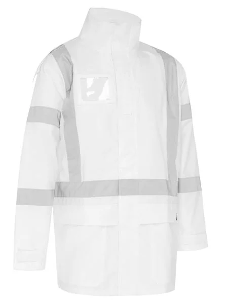 Women's cropped down jackets in bold colors for a sporty and fashionable winter outfitBisley Shell Rain Jacket X Taped Back BJ6968XT