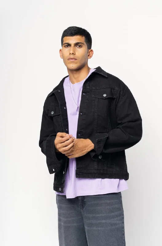 Women's bomber jackets with floral embroidery for a feminine and unique designMen's Black Trucker Jacket Women's bomber jackets with floral embroidery for a feminine and unique designMen's Black Trucker Jacket