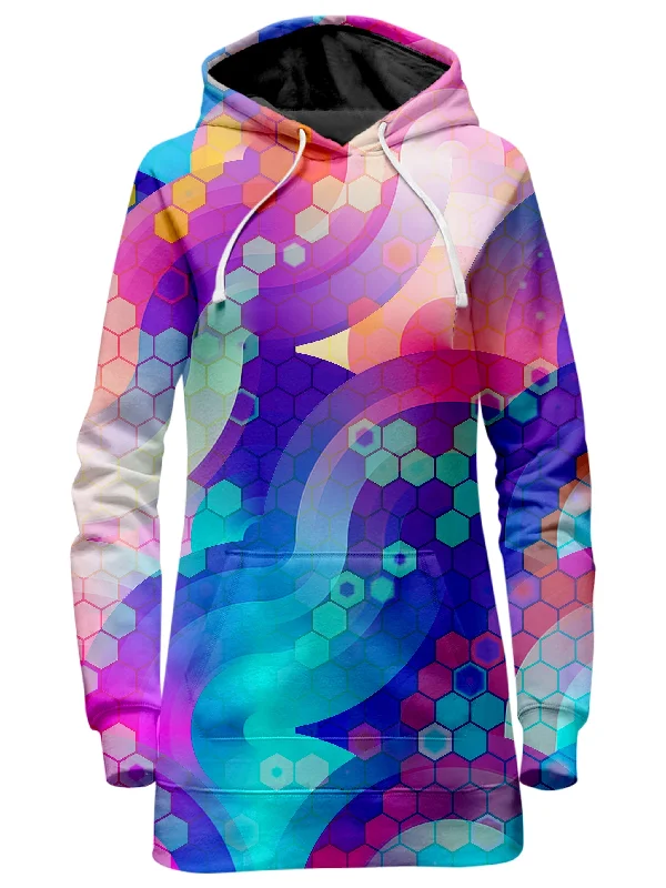 Women's pullover hoodie with a side slit for a modern and relaxed fitBubbly Hoodie Dress Women's pullover hoodie with a side slit for a modern and relaxed fitBubbly Hoodie Dress