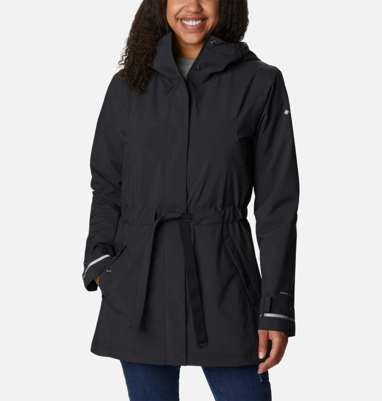 Women's cropped satin jackets in pastel shades for a glamorous evening outColumbia Womens Here and There II Waterproof Trench Jacket Women's cropped satin jackets in pastel shades for a glamorous evening outColumbia Womens Here and There II Waterproof Trench Jacket
