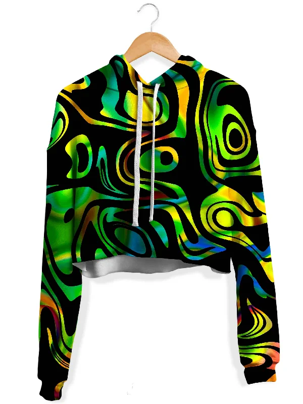 Women's fleece - lined hoodie with thumbholes for warmth in winterComplex Movement Fleece Crop Hoodie Women's fleece - lined hoodie with thumbholes for warmth in winterComplex Movement Fleece Crop Hoodie