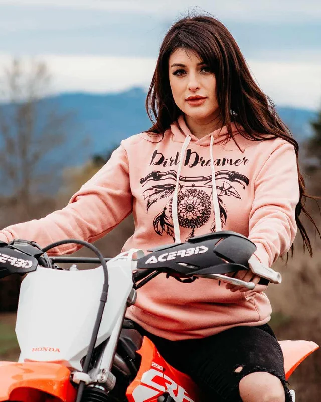 Women's zip - front sweatshirt with contrast stitching for a sporty aestheticDirt Dreamer 2.0 Unisex Pullover Hoodie Women's zip - front sweatshirt with contrast stitching for a sporty aestheticDirt Dreamer 2.0 Unisex Pullover Hoodie