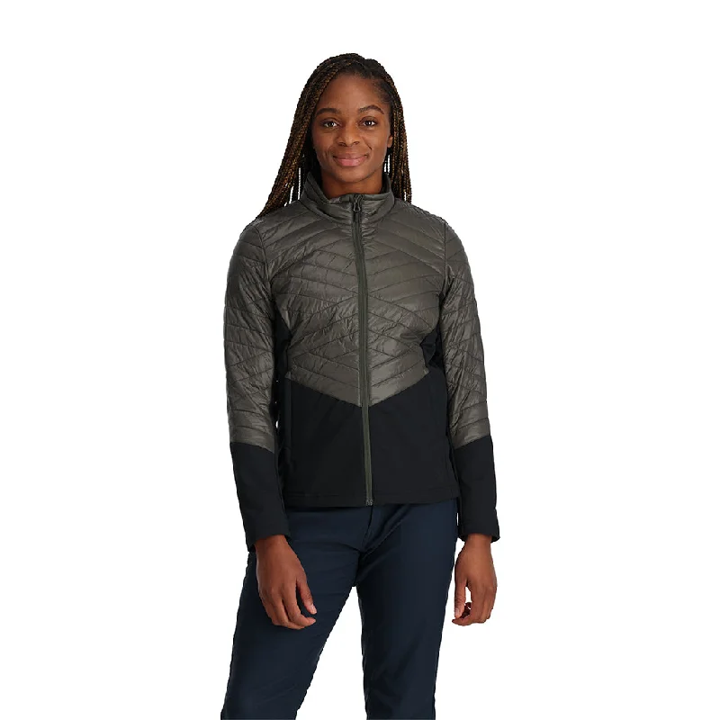 Women's double - breasted tweed jackets in classic colors for a sophisticated office lookWomens Glissade - Wintermoss Women's double - breasted tweed jackets in classic colors for a sophisticated office lookWomens Glissade - Wintermoss