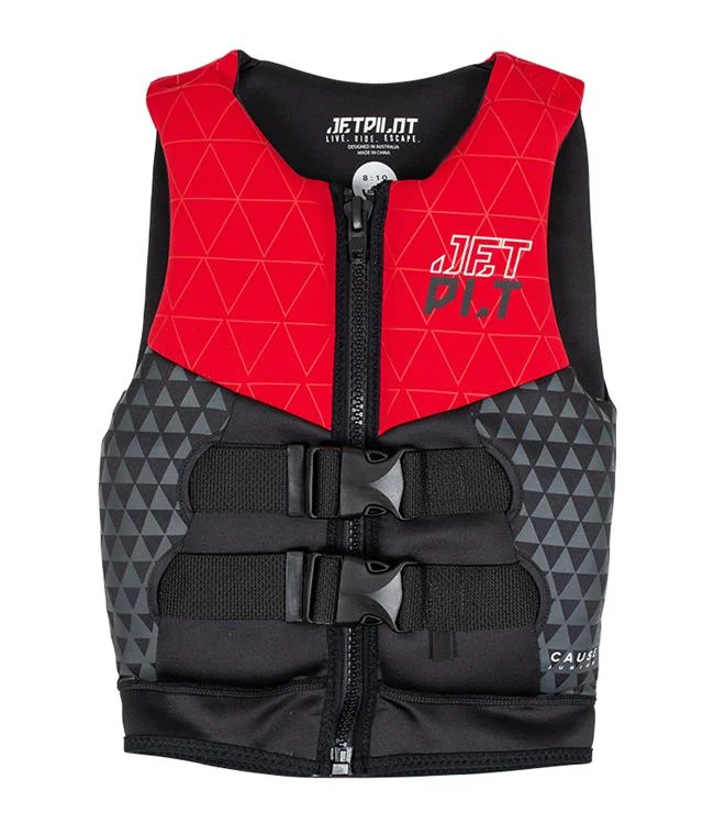 Women's bomber jackets with floral embroidery for a feminine and unique designJetpilot Cause Junior L50 Neo Life Vest (2024) - Red Women's bomber jackets with floral embroidery for a feminine and unique designJetpilot Cause Junior L50 Neo Life Vest (2024) - Red