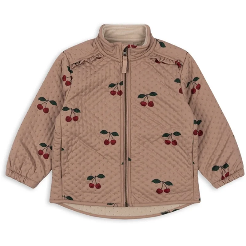 Women's long - length wool blend jackets for a warm and stylish winter lookKonges Sløjd Frill Ma Grande Cerise Blush Thermo Jacket Women's long - length wool blend jackets for a warm and stylish winter lookKonges Sløjd Frill Ma Grande Cerise Blush Thermo Jacket