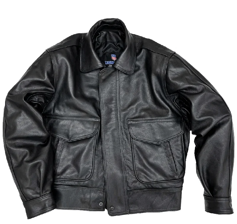 Women's trench coats with a removable belt for customizable stylingLegendary Privé Pilot Mens Leather Aviator Jacket