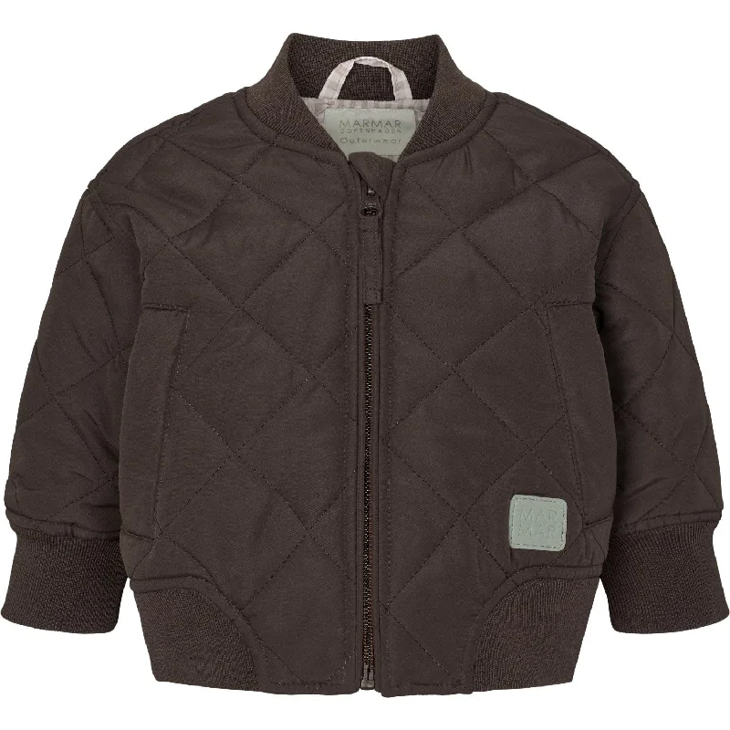 Women's pea coats in a plus - size fit for a flattering and warm winter coatMarMar Thermo Quilt Bitter Chocolate Oki Jacket Women's pea coats in a plus - size fit for a flattering and warm winter coatMarMar Thermo Quilt Bitter Chocolate Oki Jacket
