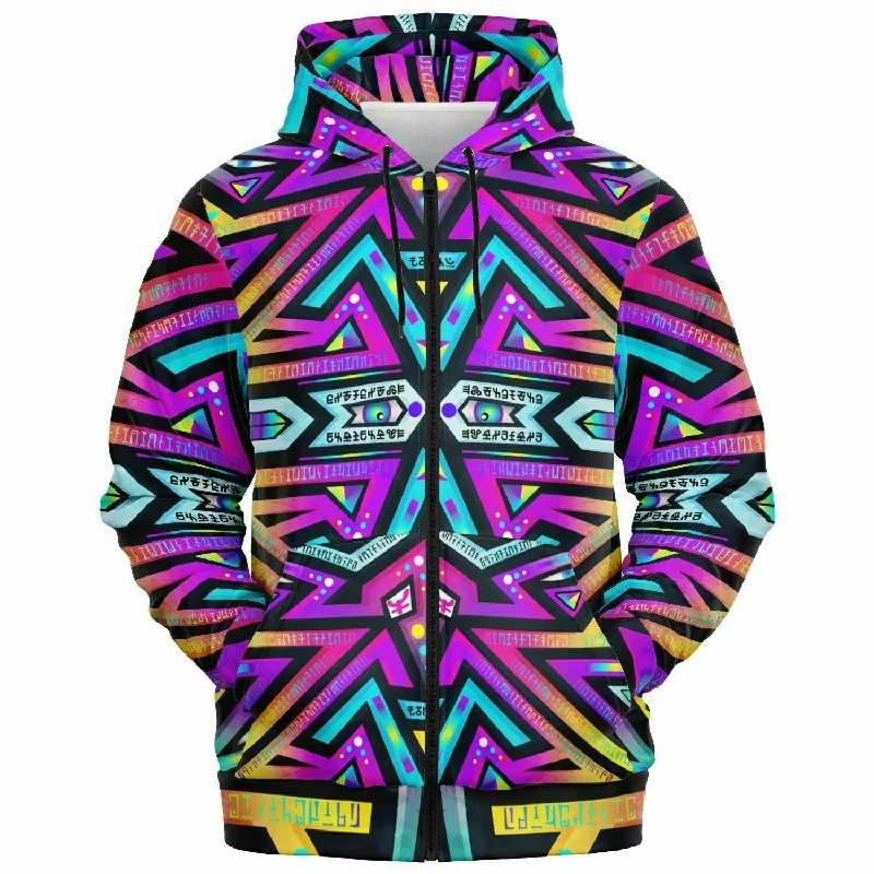 Mystic Mandala Zip Up Hoodie