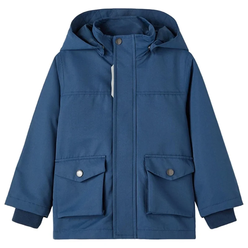 Women's long - line cardigan jackets in a soft knit for a cozy and elegant lookName it Insignia Blue Malex Jacket Women's long - line cardigan jackets in a soft knit for a cozy and elegant lookName it Insignia Blue Malex Jacket