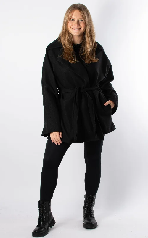 Women's military - style jackets with epaulets for a tough and fashionable appearancePatricia Jacket | Black Women's military - style jackets with epaulets for a tough and fashionable appearancePatricia Jacket | Black