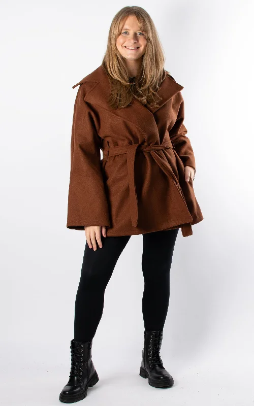 Women's denim jackets with distressed details for a casual and edgy lookPatricia Jacket | Chocolate