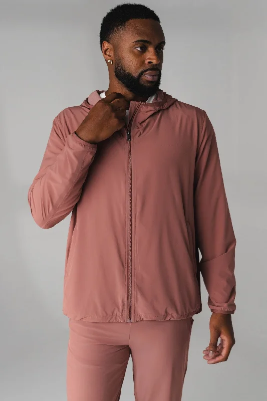 Women's pullover hoodie with a side slit for a modern and relaxed fitVitality Prime® Windbreaker - Terracotta Women's pullover hoodie with a side slit for a modern and relaxed fitVitality Prime® Windbreaker - Terracotta