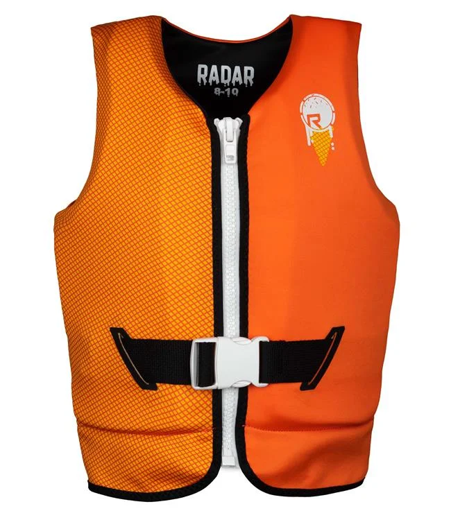 Women's windbreaker jackets with adjustable hoods for windy daysRadar TRA Boys Life Vest (2024) - Orange