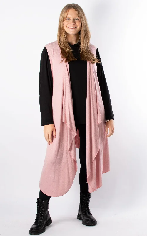 Women's pea coats in a plus - size fit for a flattering and warm winter coatRae Waistcoat | Pink Women's pea coats in a plus - size fit for a flattering and warm winter coatRae Waistcoat | Pink