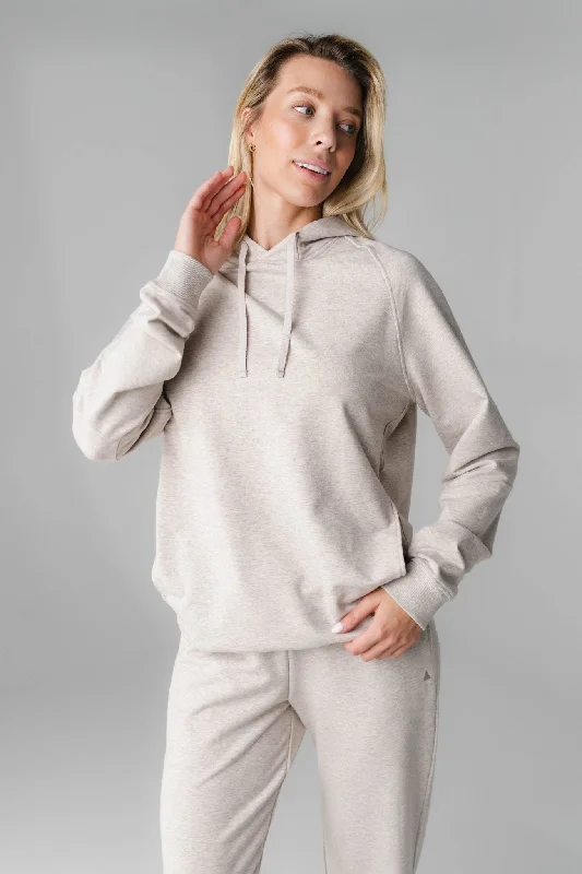 Women's crew - neck sweatshirt in a heather gray shade for a classic and versatile optionVitality Uni Studio Hoodie - Antler Marl Women's crew - neck sweatshirt in a heather gray shade for a classic and versatile optionVitality Uni Studio Hoodie - Antler Marl