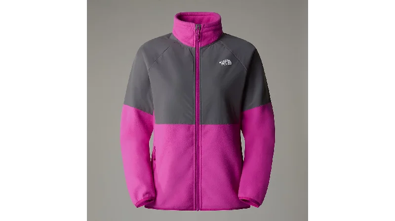 Women's waterproof rain jackets in bright yellow for high - visibility outdoor activitiesThe North Face Womens Glacier Heavyweight Full Zip Fleece
