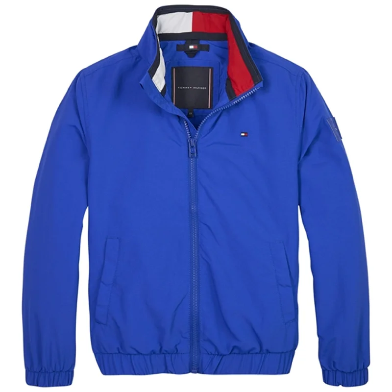 Women's faux fur - trimmed denim jackets for a trendy and cozy styleTommy Hilfiger Essential Jacket Ultra Blue