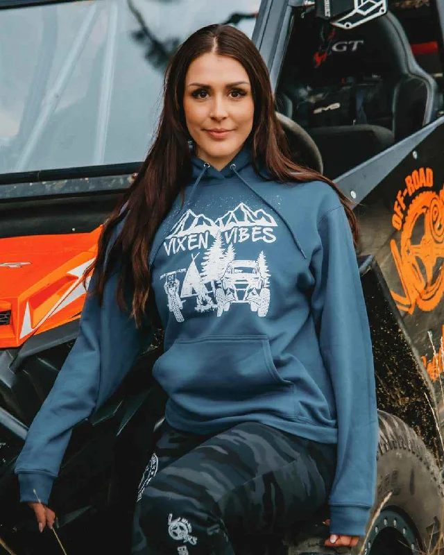 Women's hoodie with a glittery print for a glamorous and sparkly appearanceVixen Vibes Unisex Pullover Hoodie Women's hoodie with a glittery print for a glamorous and sparkly appearanceVixen Vibes Unisex Pullover Hoodie