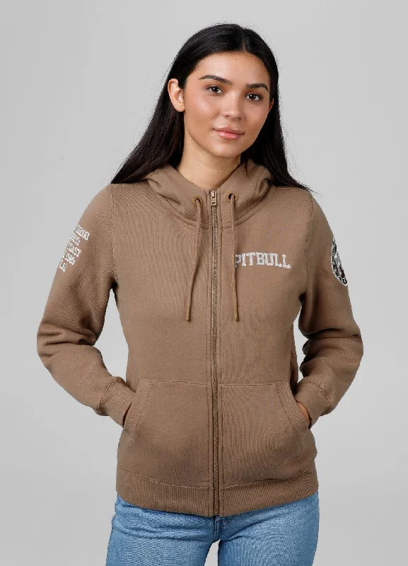 Women's zip - front sweatshirt with contrast stitching for a sporty aestheticWomen's zip-up hoodie French Tyrian Women's zip - front sweatshirt with contrast stitching for a sporty aestheticWomen's zip-up hoodie French Tyrian