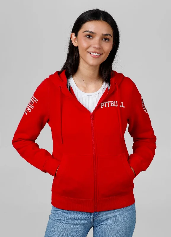 Women's sweatshirt with a mesh panel insert for breathability during workoutsWomen's zip-up hoodie French Tyrian Women's sweatshirt with a mesh panel insert for breathability during workoutsWomen's zip-up hoodie French Tyrian